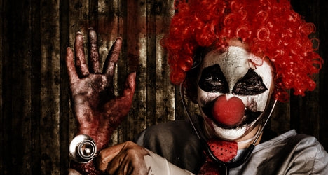 Scary clown craze hits Spanish city