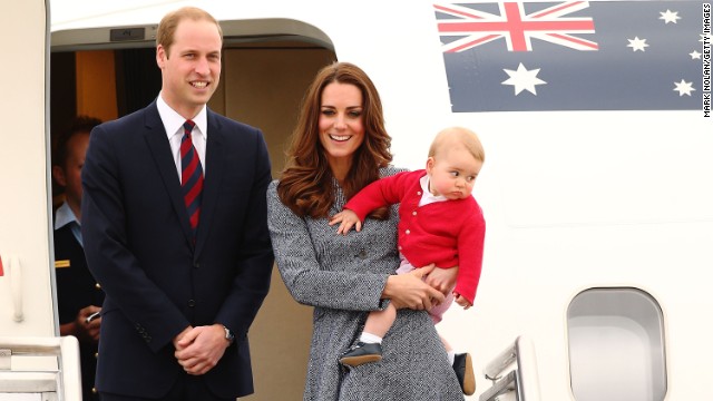 The royal family leaves an airbase in Australia to head back to the United Kingdom on April 25. They took a three-week tour of Australia and New Zealand. It was the first official trip overseas since Georges birth.