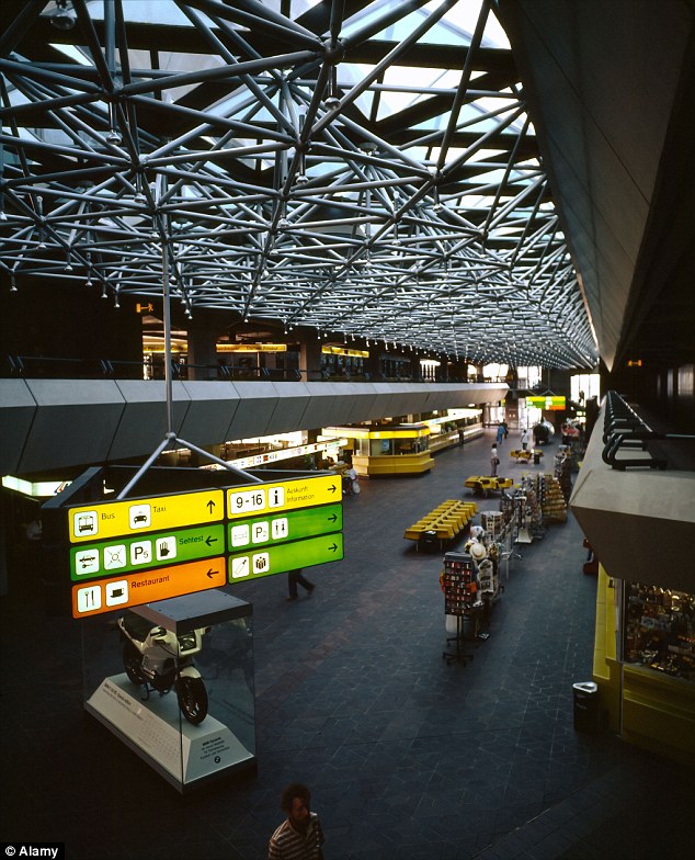 Berlins Tegel International Airport was criticised for limited seating, long queues, crowded restaurants and little personal space