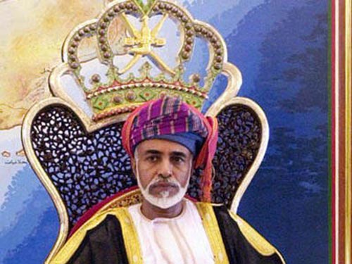Quốc vương Qaboos bin Said Al Said của Oman Ảnh: AP