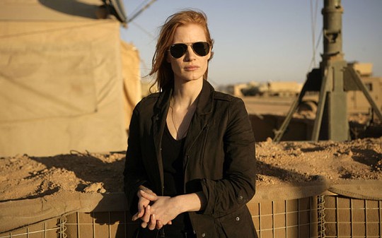 Diễn viên Jessica Chastain thủ vai Maya trong bộ phim Zero Dark Thirty. Ảnh: Universal