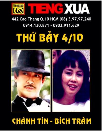 Poster liveshow đặc biệt của Chánh Tín và vợ.