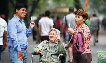 Hà Nội, ăn kem, mùa đông, rét