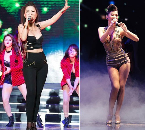 Những người đẹp mặc ngắn v&agrave; hở nhất l&agrave;ng Vpop - 2