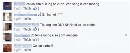 Duy Nhân tiều tụy và gần như không còn sức đề kháng