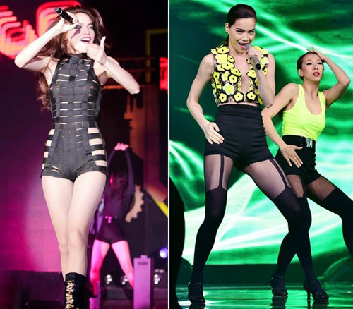 Những người đẹp mặc ngắn v&agrave; hở nhất l&agrave;ng Vpop - 7