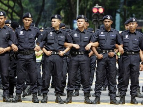 Ảnh minh họa cảnh sát Malaysia - Ảnh: Reuters