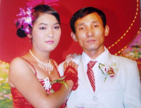 Ngày cưới của Diễm Phúc và chàng rể người Trung Quốc Dong Ji Wo - Ảnh do gia đình cung cấp.