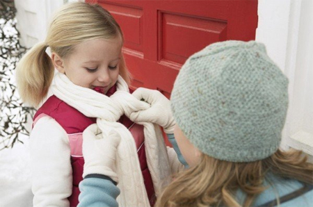 Giữ ấm cho trẻ nhỏ trong mùa lạnh
