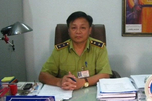 Ông Nguyễn Quốc Việt, Đội trưởng đội Quản lý thị trường số 16 thuộc Chi cục quản lý thị trường tỉnh Thanh Hoá