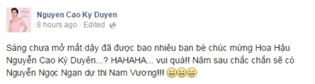 Cô cũng bình loạn, đùa... tếu với mọi người về sự trùng hợp tên họ thú vị này