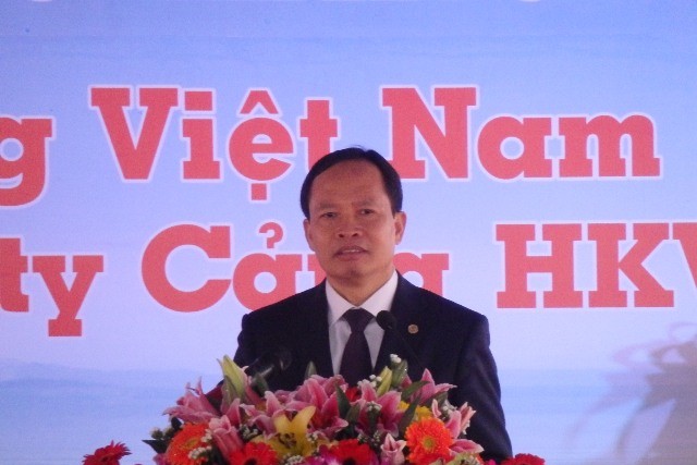Ông Trịnh Văn Chiến, Bí thư Tỉnh ủy - Chủ tịch UBND tỉnh Thanh Hóa phát biểu tại buổi lễ