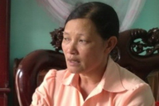 Bà Phạm Thị Ánh, gửi đơn tới cơ quan chức năng