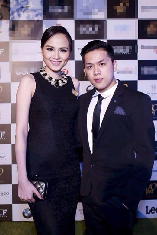 Hoa hậu Diễm Hương và chồng