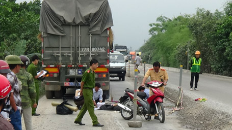 Hiện trường vụ tai nạn