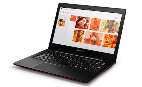 Lenovo U Series có thiết kế mỏng nhẹ, giá tốt.