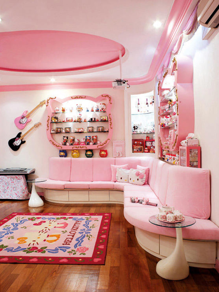 Không gian hoàn hảo cho các fan yêu thích Hello Kitty.