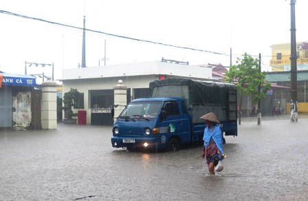 mưa lớn, ngập lụt, Hà Nội, Thái Bình, Nam Định