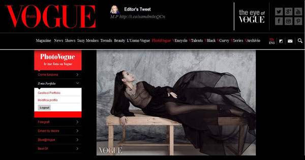 Huyền Ny táo bạo khoe “ngực trần” trên Vogue Ý 11