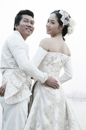 Ảnh cưới Hoa hậu Mai Phương