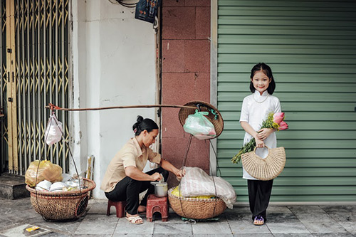 mẫu nhí, bé gái, bộ ảnh, Hà thành