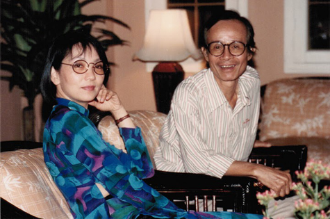 Nhạc sĩ Trịnh Công Sơn và bà Dao Ánh
