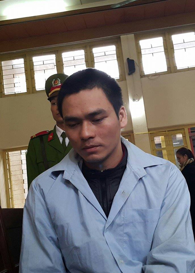 Bị cáo Lý Nguyễn Chung tại phiên xử sáng nay (9/3)