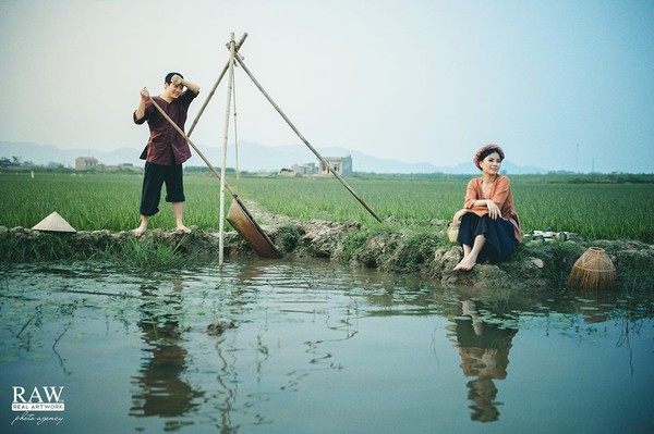 Bộ ảnh cưới độc đáo của cặp Việt kiều Pháp đậm chất nông thôn Việt Nam 21