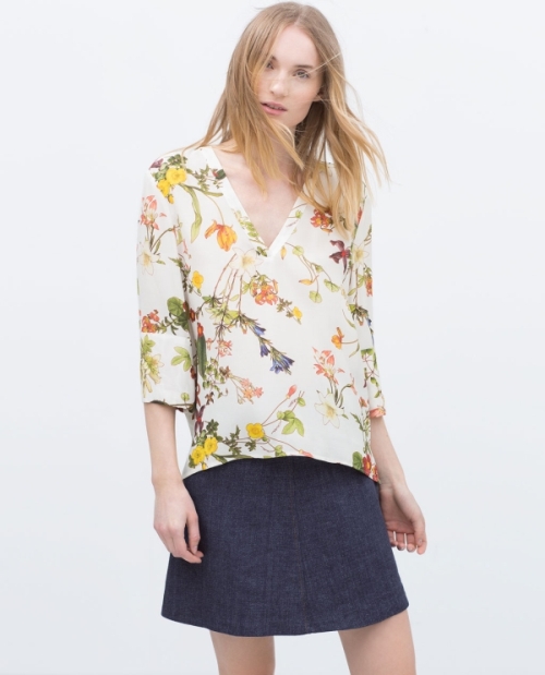 Image 1 of PRINTED TOP from Zara 