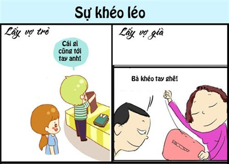 Vợ trẻ và vợ già khác nhau thế nào? - 4