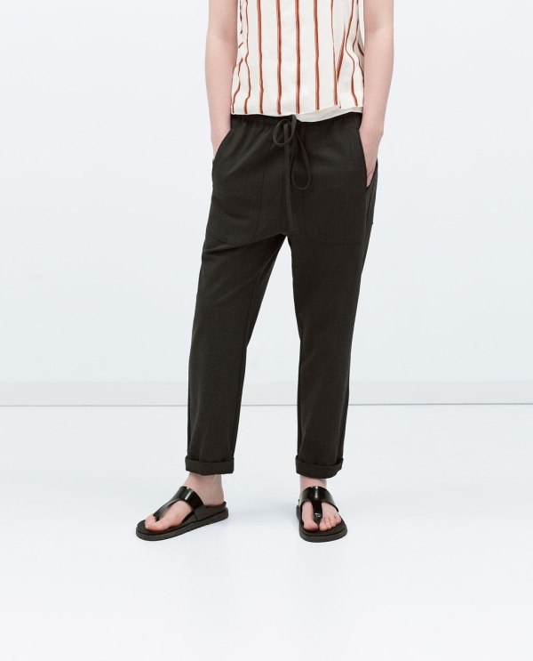 Image 2 of BAGGY TROUSERS from Zara 