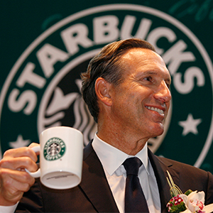 Howard Schultz, CEO của Starbucks