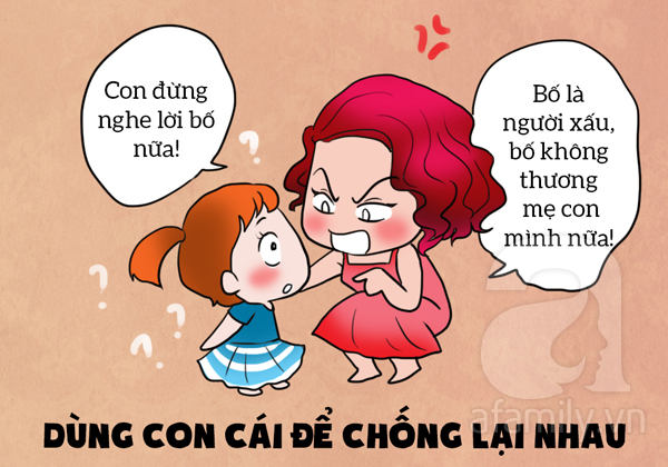 Hành động có hại cho hôn nhân.