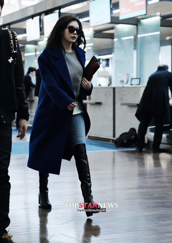 Trench coat - chiếc áo sang chảnh mùa đông của sao Hàn