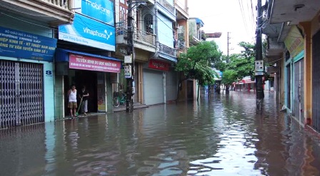 mưa lớn, ngập lụt, Hà Nội, Thái Bình, Nam Định