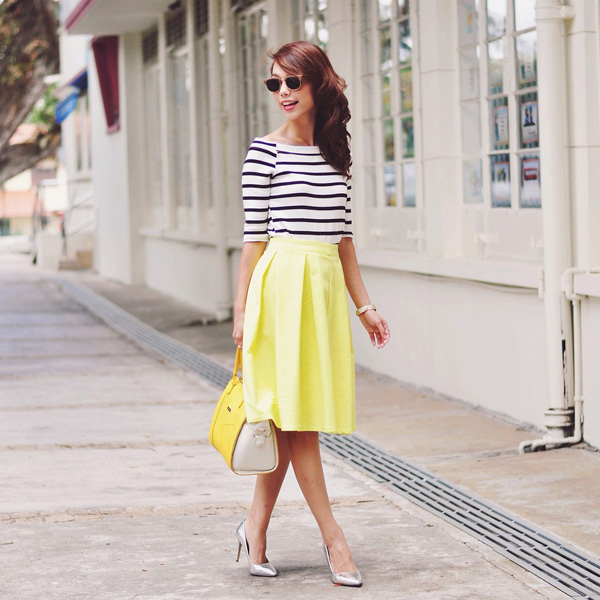 c&aacute;ch mặc ch&acirc;n v&aacute;y midi