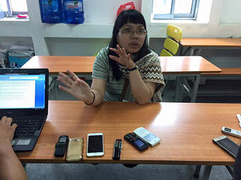 Cô Lê Na tại buổi họp báo sau những ồn ào về Clip Tao là Cung Bọ Cạp mắng chửi học viên