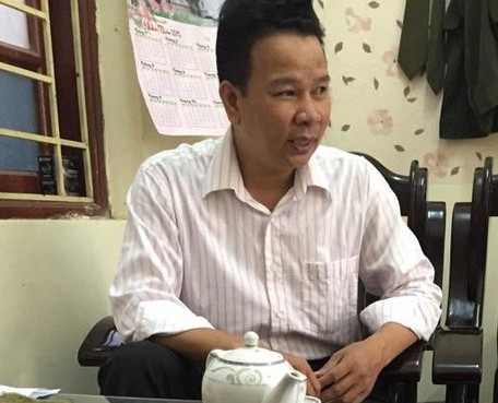 Ông Nguyễn Tiến Hạ, Trưởng Công an xã Vân Côn.
