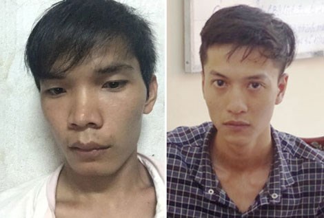 Hai nghi can Vũ Văn Tiến và Nguyễn Hải Dương trong vụ thảm sát ở Bình Phước