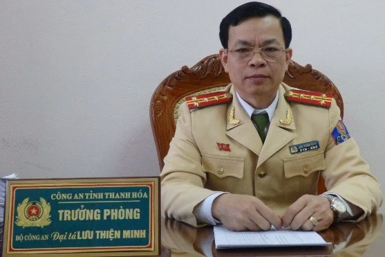 Đại tá Lưu Thiện Minh Trưởng phòng CSGT, Công an tỉnh Thanh Hóa