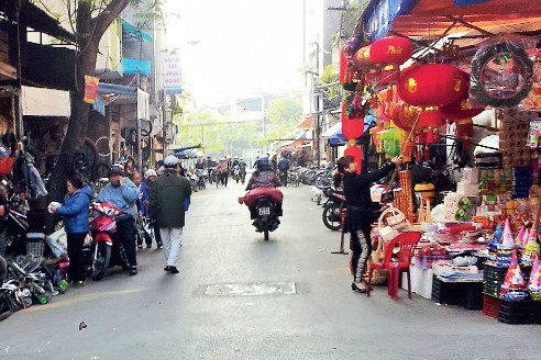 Phố Trạng Trình - nơi “nữ quái” Dung Hà từng sống. 	Ảnh: ML