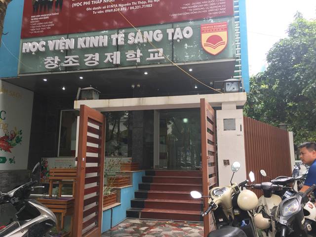 
Cơ sở của Học Viện Kinh Tế Sáng Tạo tại Hà Nội. Ảnh: N.T
