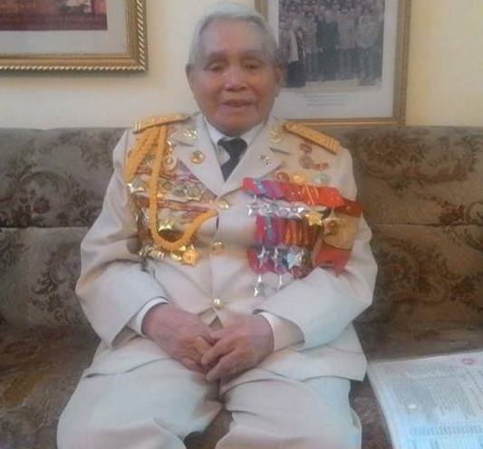 Đại tá Nguyễn Trọng Hàm - nguyên Phó Tham mưu trưởng Quân khu Thủ đô, Trưởng Ban Liên lạc truyền thống quyết tử Liên khu 1. Ảnh: Cao Tuân