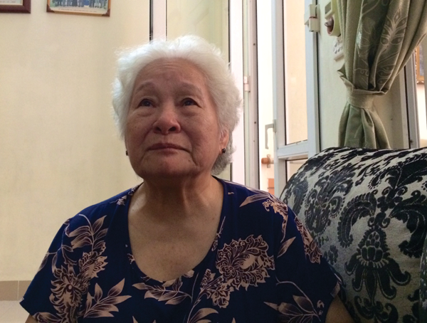 Bà Vũ Thị Nhâm Nữ - Nữ Vệ út duy nhất của Hà Nội 70 năm trước.