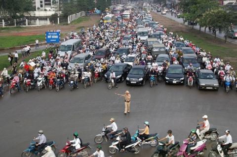 Đầu tuần sau Hà Nội sẽ công bố ý tưởng lọt vào vòng cuối cuộc thi ý tưởng chống ùn tắc. Ảnh minh hoạ