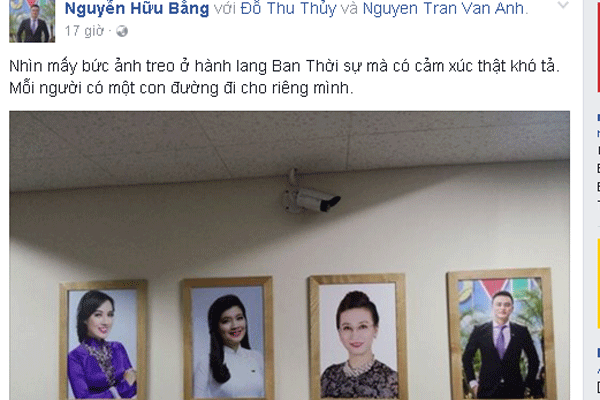 
BTV Nguyễn Hữu Bằng có cảm xúc khó tả khi nhìn hình ảnh này.
