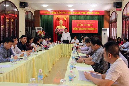 
BTG tỉnh Quảng Ninh và Thành ủy, UBND TP Móng Cái thông tin cho báo chí về tình hình hoạt động 9 tháng vừa qua.
