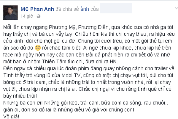 
MC Phan Anh bất ngờ lên tiếng về món quà vô giá.
