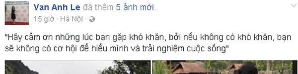 
Trải lòng của vợ đại gia kim cương về những biến cố.
