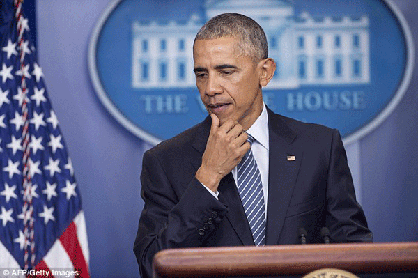 
Ông Obama trong cuộc họp báo ngày 14/11 tại Nhà Trắng.
